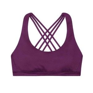 Victoria’s Secret Sport Purple Strappy Back Scoop Neck Sports Bra